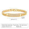 Pave Cubic Zirconia Chain Bracelet for Women, Simple Gold Plated Dainty Jewelry Gift - Image 14