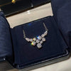 Multi Cubic Zirconia Pendant Necklace Women Engagement Wedding Necklaces Silver Color Jewelry Drop Ship - Image 5