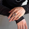 Vintage Geometric Zircon Open Finger Rings For Men Women Jewelry Gift Party Hip Pop кольцо женское - Image 21