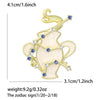 Rhinestone Twelve Constellation Brooches for Women Unisex Astrolabe Star Pins Friend Birthday Gifts Accessories - Image 6