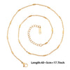Ten-Piece Stainless Steel Chain Necklace Lot in Gold-Tone with 45 cm Length - Image 28