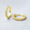 1 Pcs Crystal Zircon Hoop Earrings for Women Rainbow Cartilage Helix Tragus Earring Stud Body Piercing Jewelry - Image 4