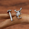 Titanium 16G Scorpion Labret Stud Flatback Zodiac Earring Tragus Cartilage Helix Piercing Body Jewelry - Image 5