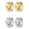 Gold Color Big Hoop Earrings for Women Zircon Star Round Circle Piercing Earrings Party Jewelry Accessories - Image 6
