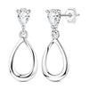 Silver Earrings Women Sparkling Dazzling Oval Gemstone Drop Earring For Anniversary Wedding Jewelry Gifts - Image 5