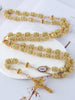2025New Vintage Catholic 10mm 59 Crystal Rhinestone Beads Cross Necklace - Image 7