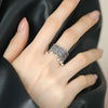 Vintage Thai Silver Round Beads Tassel Adjustable Finger Rings For Women Hiphop Jewelry Gift Party Rock - Image 3