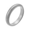 Stainless Steel Retro Elasticity Thick Metal Polish Bracelet Gold Plated Unisex Jewelry Men Women - Image 9