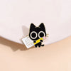 Cute Tiny Black Cat Enamel Pin Novelty Cartoon Animal Metal Badge Brooch for Jewelry Accessory Gifts - Image 15