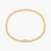 Stainless Steel Gold Plated Birthstone Bracelet For Women Pink Red Cubic Zirconia Chunky Beads Chain Bracelets Bangles - Image 16