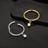 Titanium Round CZ Drop Helix Hoop Ring 16G Dangle Charm Segment Conch Clicker Cartilage Piercing Jewelry - Image 5