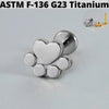 1PC Moon Titanium Cartilage Earrings Stud 16G Internally Threaded Helix Heart Ear Tragus Piercing Body Jewelry - Image 19