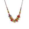 Colorful Handmade Ceramic Bead Necklace Adjustable Boho - Image 20