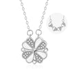 316L Stainless Steel Love Magnetic Pendant Necklace for Women Clover Choker Heart Shaped Open Necklace Crystal Jewelry BffGift - Image 13