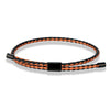 Classic Men Jewelry 3mm Orange Braided Leather Bracelet Simple Adjustable Charm Bracelet for Men Women Gifts - Image 7