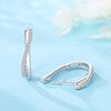 Silver Star Twisted Line Earrings Jewelry Versatile Hoop Earrings For Women Jewelry Birthday Party Gifts - Image 3