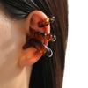 4pcs C Shaped Acrylic Ear Clip for Women Simple Gold Silver Color No Pierced Round Earrings Punk Female Jewelry - Image 7