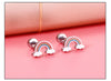 316L Surgical Steel Earrings Cute Style Silver Color Screw Back Oil Dripping Stud Earrings Body Piercing Jewelry Party - Image 28