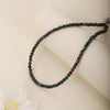 1PC 4mm amazonite stone beaded necklace for women ingx tiny pink wintersweet india onyx necklace women beaded jewelry - Image 16