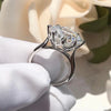 Square Cubic Zirconia Princess Ring in Multiple Sizes - Image 1