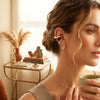 Punk Vintage 3Pcs C-Shaped Ear Clip For Women Simple Pearl Acrylic Small Round No-Pierced Earring Female Party Jewelry - Image 7