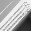 Silver Color Rope Chain Link Anklets for Women, Stainless Steel Foot Accessory, Summer Beach Barefoot Sandals Bracelet - Image 6