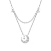 Silver Simple Tennis Chain Necklace Chain Pendant Necklace for Women Birthday Gift Jewelry - Image 35