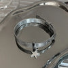 Stainless Steel Y2K Star Charms Belt Bracelets Bangles for Women Girls Punk Cool Leather Metal Pentagram Bracelet Jewelry - Image 5