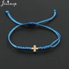 Colorful Woven Rope String Bracelet Boho Cross Charm Bracelets for Women Girls Handmade Jewelry Lucky Gift - Image 23