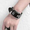 Cool Punk Bracelets Men Women Retro Bracelet Adjustable Wrist Belt Buckle Styles Cuff Bangle Bracelet for Party Club Daily Wear - Image 2