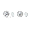 Zakol 1 Pair Buling Cubic Zirconia Stainless Steel Magnetic Ear Clip Simple No Piercing Stud Earrings for Women Men - Image 6