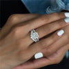 Classic Simple Design Wedding Engagement Rings for Women Mosaic Square Crystal Cubic Zirconia Brilliant Jewelry - Image 4