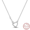 Necklace Silver Butterfly Love Heart Bear Classic Simple Adjustable Necklace For Women Girl Jewelry Gifts - Image 27