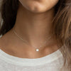 Minimalist Round Pendant Necklace for Women Stainless Steel Clavicle Necklace Long Chain Jewelry Statement Girl Gift - Image 3