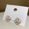 Elegant French Vintage Enamel Dripping Oil Plant Irregular Lavender Ear Studs Earrings for Women Flowers Earring - Image 7