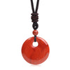 Bohemian Style Stone Hole Bead Round Penda Necklace Tiger Eye Rose Quartz Amethyst Necklacent Jewelry Men and Women - Image 16
