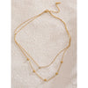 Stainless Steel Double Layer Star Zircon Chain Necklace Summer Collarbone Chain Jewellery Jewelry - Image 5