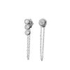 Rhinestone Stainless Steel Drop Earrings Bohemian Chain Earrings Women's Jewelry - Image 8