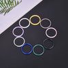 Romantic Sweet 9 Color Design Ceramic Rings Smooth Circular Ring For Women Men Goth Rock Finger Rings Jewelry Engagement Ring - Image 5