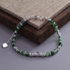 Silver Bracelet Red Persimmon Beaded Elastic Lucky Good For Woman Girl Jewelry Gift - Image 40