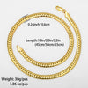 Sunny Jewelry Copper Necklace Snake Chains Gold Plated For Women Man Italy 750 For Daily Wear Gift - Image 5