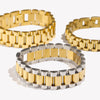 Stainless Steel Gold Plated Detachable Wristbands Bracelets Bangles For Women Men Gold Wrap Bracelets - Image 2