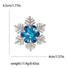 Rhinestone Snowflake Brooch Pin for Christmas and Holiday Outfits - Image 21