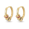 Silver Star Moon Bee Golden Earring For Women Sparkling Zircon Wedding Engagement Jewelry Gift - Image 8