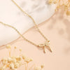 Gold Necklace for Women Bow Necklace Gold Silver Plated Necklace Cute Bow Pendant Choker Chain Necklaces for Women Jewelry Gift - Image 2