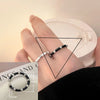 Ventfille Silver Waterdrop Open Line Cross Ring For Female Unique Design Jewelry Gift - Image 14