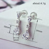 Pear Cubic Zirconia Drop Earrings for Women Dainty Ear Accessories Simple Elegant Bridal Wedding Earrings Jewelry - Image 5