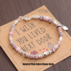 Silver Bracelet Red Persimmon Beaded Elastic Lucky Good For Woman Girl Jewelry Gift - Image 31