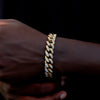 14MM Iced Prong Link Cuban Chain Bracelets for Men Women Full Rhinestones Chunky Miami Cuban Bracelet Punk Hip Hop Jewelry Gift - Image 7