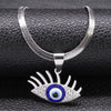 Vintage Crystal Evil Demon Eye Choker Necklaces for Women Stainless Steel Gold Plated Necklaces Jewelry Collares - Image 12